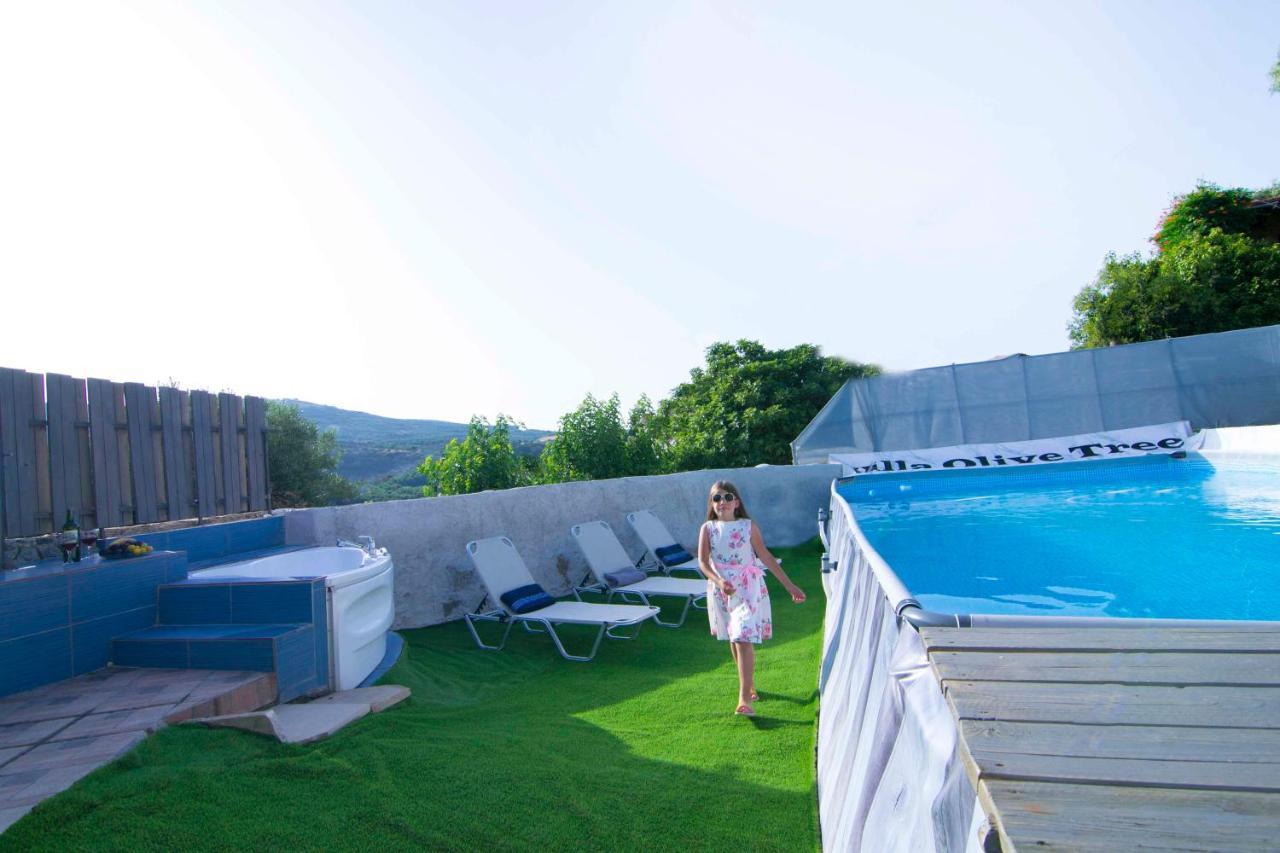 Villa Olive Tree With Private Pool & Jacuzzi Kissamos Ngoại thất bức ảnh